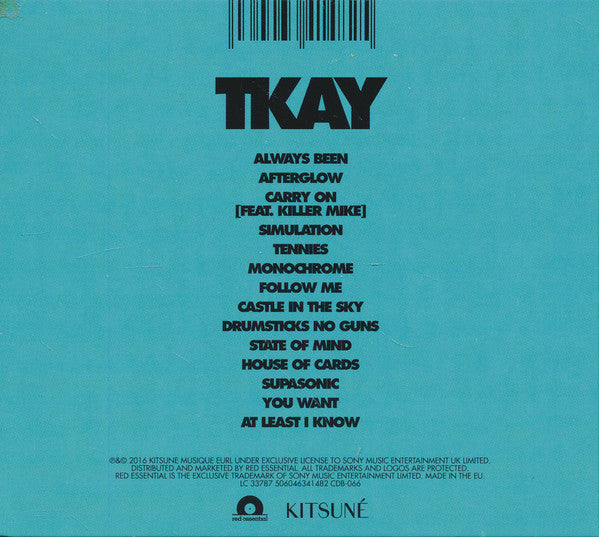 Tkay Maidza : Tkay (CD, Album)