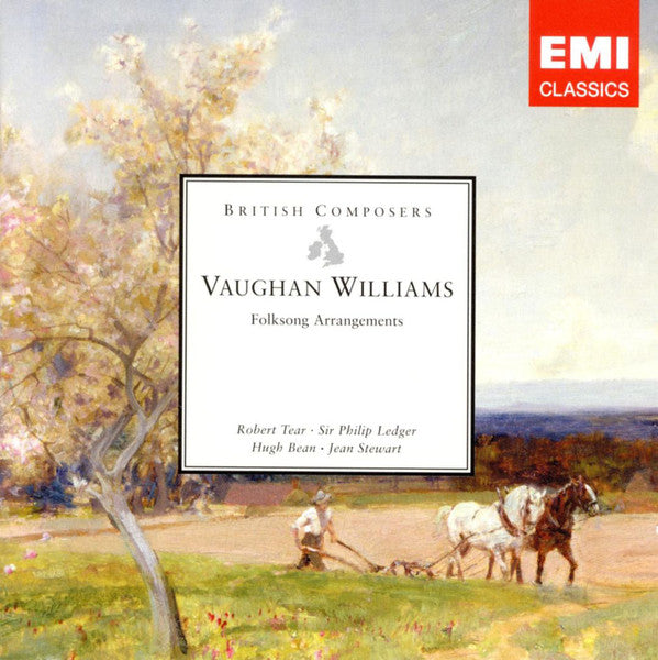 Ralph Vaughan Williams, Robert Tear • Philip Ledger • Hugh Bean • Jean Stewart : Folksong Arrangements (CD, Album, Comp, RM)