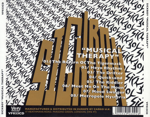 Sickboy : Musical Therapy (CD, Album)