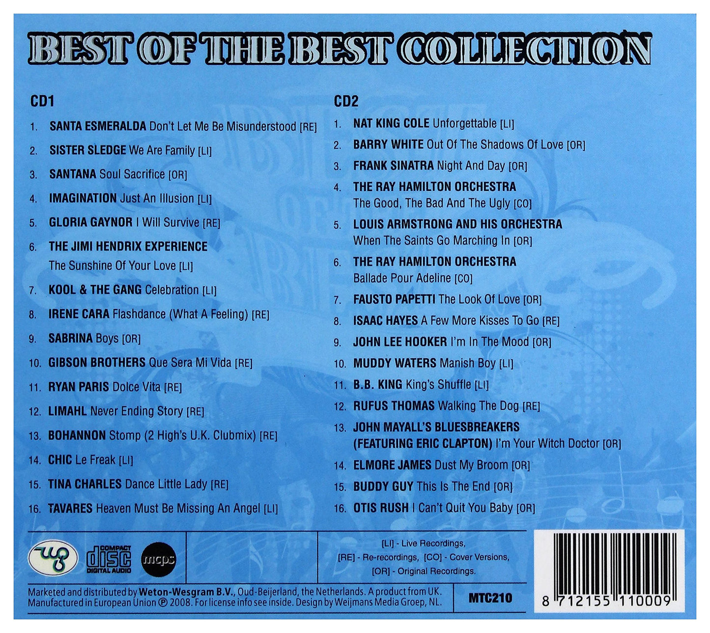 Various Artists Best Of The Best Collection CD