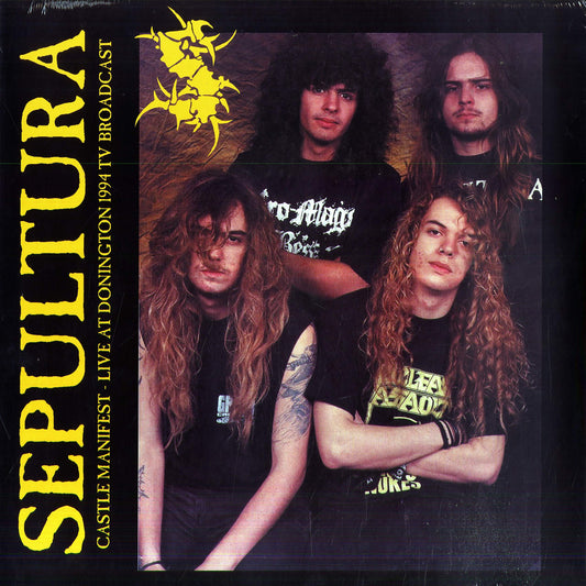 Sepultura Castle Manifest Live at Donington 1994 TV Broadcast Vinyl