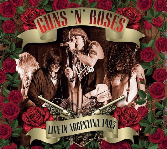 Guns N' Roses - 3xLP Live In Argentina Triple White, Red & Orange Vinyl