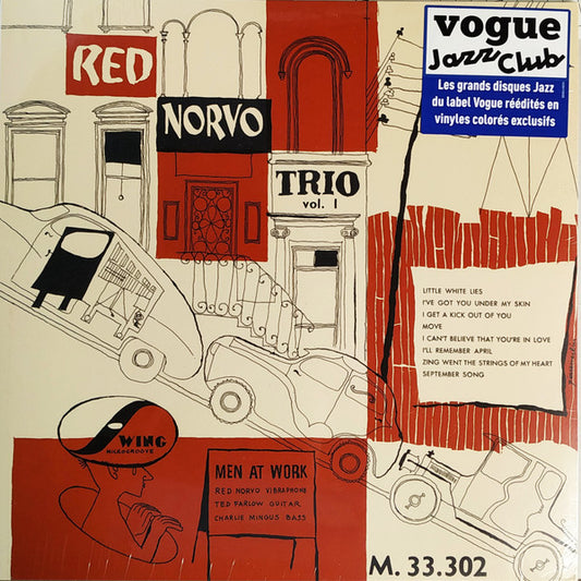 The Red Norvo Trio : Men At Work Vol.1 (LP, Album, RE, bro)