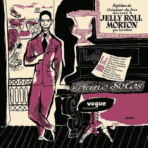 Jelly Roll Morton : Jelly Roll Morton's New Orleans Memories (LP, Album, RE, Pin)