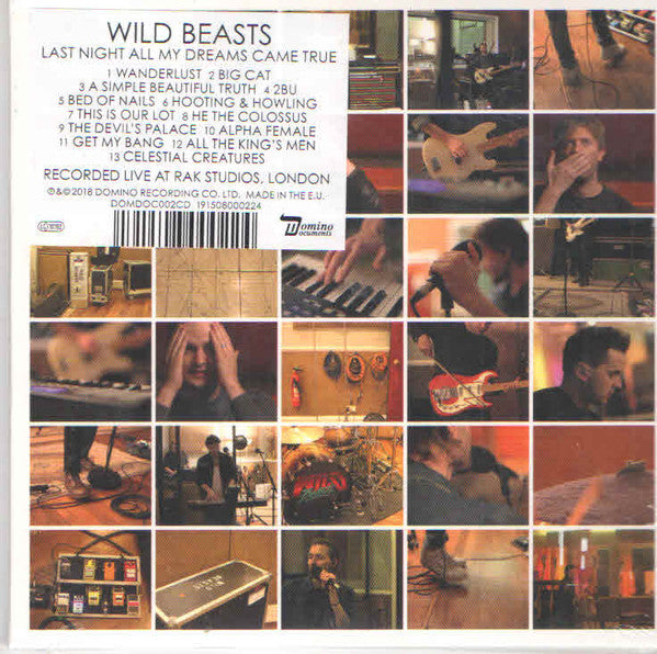 Wild Beasts : Last Night All My Dreams Came True (CD, Album, Car)