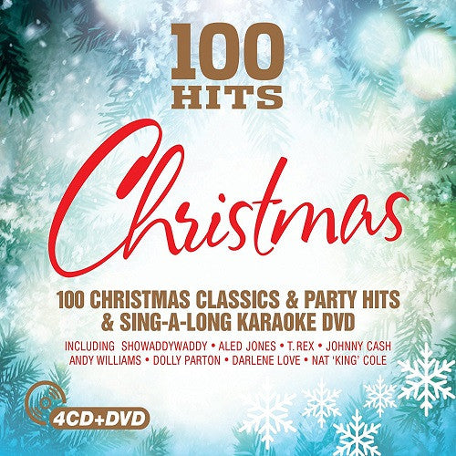 Various : 100 Hits Christmas (4xCD, Comp + DVD-V, Kar)