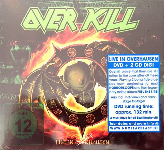 Over Kill* : Live In Overhausen (DVD-V, Multichannel, PAL, Reg + 2xCD, Album + Dig)