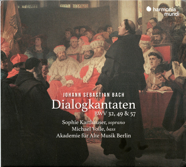 Johann Sebastian Bach - Sophie Karthäuser, Michael Volle, Akademie Für Alte Musik Berlin : Dialogkantaten BWV 32, 49 & 57 (CD, Album)