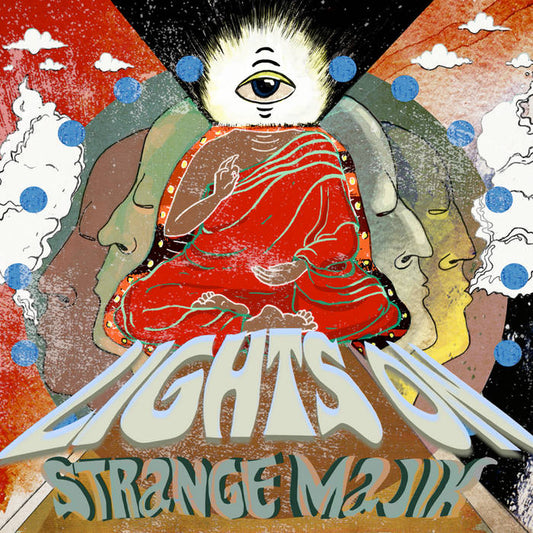 Strange Majik : Lights On (LP, Album, Whi)