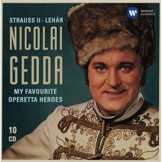 Nicolai Gedda : My Favourite Operetta Heroes (10xCD, Comp + Box, RE, RM)