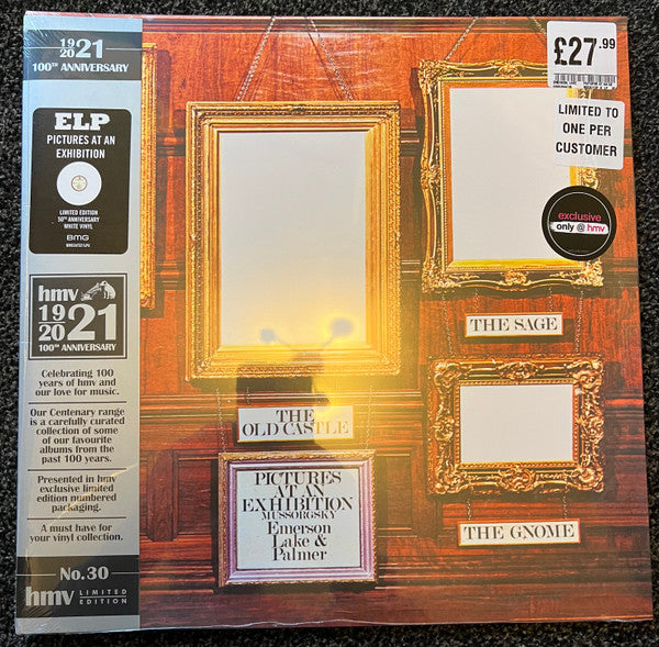 Emerson, Lake & Palmer : Pictures At An Exhibition (LP, Album, Ltd, RE, RM, Whi)