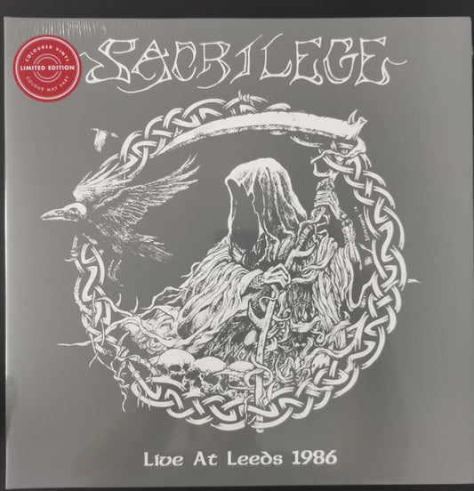 Sacrilege : Live At Leeds 1986 (LP, Album, Ltd, Cle)