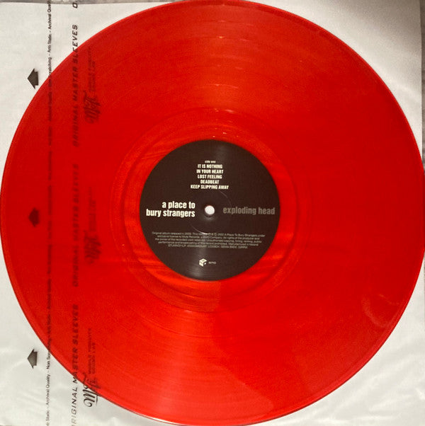 A Place To Bury Strangers : Exploding Head (LP, Album, RE, RM, Red)