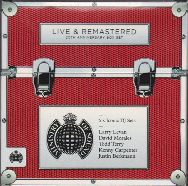 Larry Levan / David Morales / Kenny Carpenter / Todd Terry / Justin Berkmann : Live & Remastered (20th Anniversary) (5xCD, Mixed + Box, Ltd)