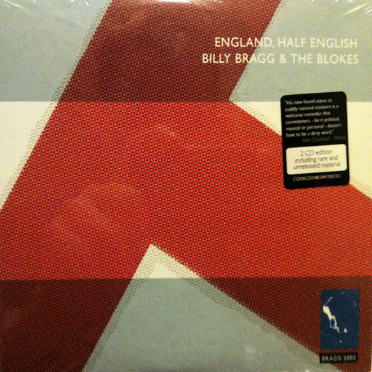 Billy Bragg & The Blokes : England, Half English (2xCD, Album, Comp, RE)