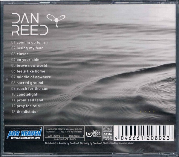Dan Reed : Coming Up For Air (CD, Album)