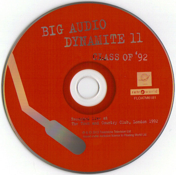 Big Audio Dynamite II : Class Of '92 (CD, Album)