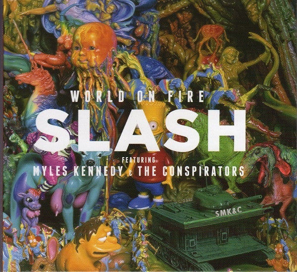 Slash (3) Featuring Myles Kennedy And The Conspirators : World On Fire (CD, Album, Dlx, Ltd, Med + Box)