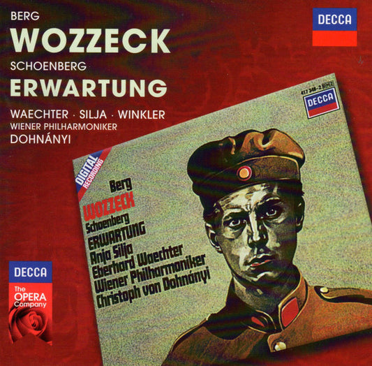 Alban Berg, Arnold Schoenberg - Eberhard Wächter · Anja Silja · Hermann Winkler · Wiener Philharmoniker · Christoph von Dohnányi : Wozzeck / Erwartung (2xCD, Album, RE)