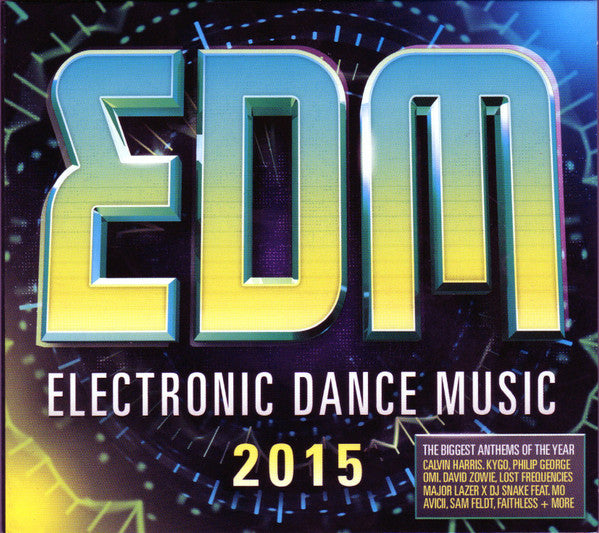 Various : EDM (Electronic Dance Music) 2015 (2xCD, Comp, Mixed)