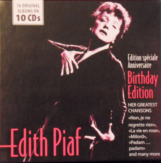 Edith Piaf : Edition Spéciale Anniversaire * Birthday Edition (10xCD, Comp, Mono, box)